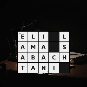 Hasło krzyżówkowe piosenka wilków która zaczyna się słowami z tobą odeszły anioły - eli lama sabachtani – rozwiązanie, synonimy, podpowiedzi i definicje krzyżówkowe